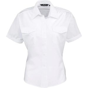 Premier Dames pilotenhemd met korte mouwen