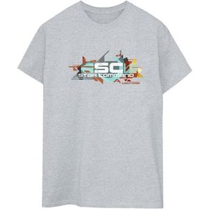 Li-cense Disney dames lightyear star command grafisch titel katoenen vriendje t-shirt