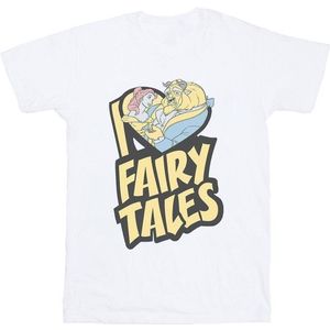 Li-cense Disney dames beauty and the beast i love fairy tales katoenen boyfriend t-shirt