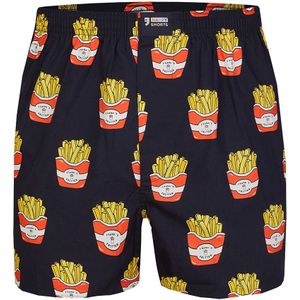 Happy Shorts Wijde boxershort met print friet