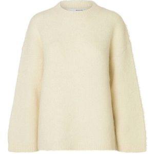 Selected - Gabriella - Gebreide Trui - Oversized Pasvorm - Ronde Hals - Lange Mouwen