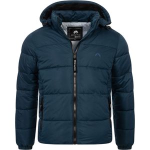Arctic Seven - Heren Winterjas - Marine - Gewatteerd - Wind- & Waterafstotend