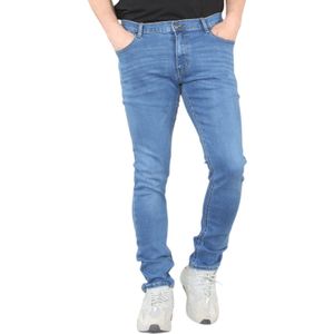 MYT - Heren Skinny Fit Jeans - Middenblauw - Stretch Denim