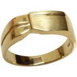 Christian Gouden cachet ring