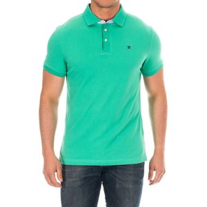 Hackett - Heren - Poloshirt - Groen - 100% Katoen