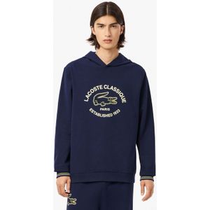 Lacoste - Fleece Loungewear Hoodie - Navy