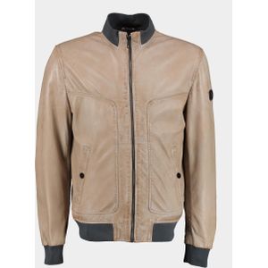 DNR Lederen jack bruin leather jacket 52359/3