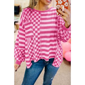 Roze Textuur Top