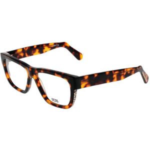 Unisex - Sportbril - Bruin - Acetaat - Demo Glazen