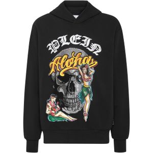 Philipp Plein - Hooded Sweatshirt Hawaii - Zwart - Katoen