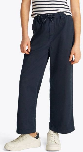 HILFIGER - FLAG SNAP THRU HOODIE - Donker Blauw - Katoen