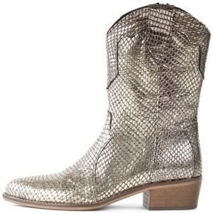 Roberto d'Angelo - Rubi - Enkellaarsjes - Croco Print Leer - Metallic