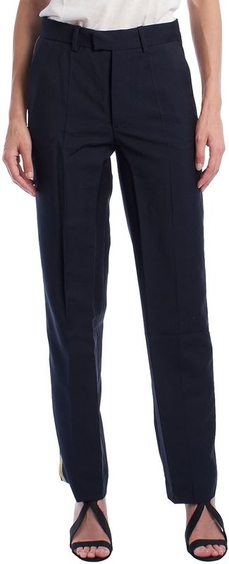 Rechte damesbroek met vouwen WJCT0102F