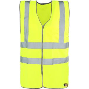 Dickies - Hi-Vis - Reflecterend Vest - Geel - Verkeersveiligheid