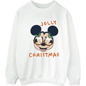 Li-cense Disney heren mickey mouse jolly kerstbril sweatshirt
