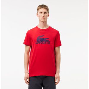 Lacoste - Ultra Dry - Sport T-shirt - Roodblauw