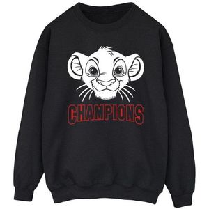 Li-cense Disney heren the lion king simba gezicht champion sweatshirt