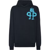 Philipp Plein - King Plein Hooded Sweatshirt - Hoodie - Wit - Katoen
