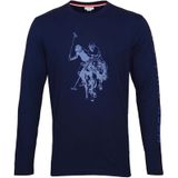 U.S. POLO ASSN. - Shirt - Blauw - Lange Mouwen