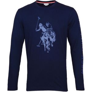 U.S. POLO ASSN. - Shirt - Blauw - Lange Mouwen