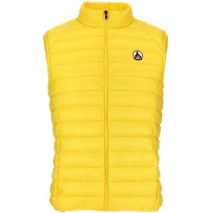 JOTT - Tom Puffer Gilet - Geel - Mouwloos - Waterafstotende Satijnen Quilting