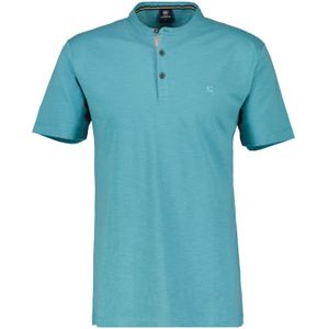 Lerros Heren shirt 23339081 418 light turquoise tonic