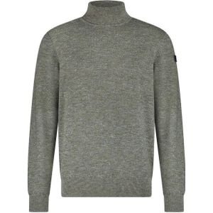 State of Art - Effen Pullover Col - Grijs - Heren