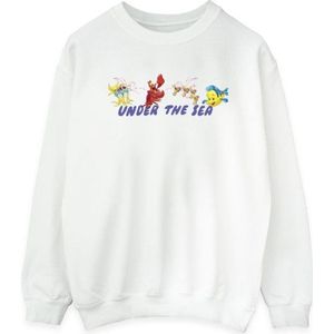 Li-cense Disney dames de kleine zeemeermin onder zee sweatshirt