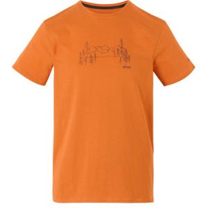 Regatta - T-shirt - Zwart - Katoen - Logo Bedrukt