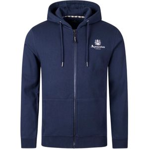 Aquascutum - Active Small Logo - Hoodie - Marineblauw