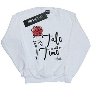 Li-cense Disney dames tale as old as time rose sweatshirt