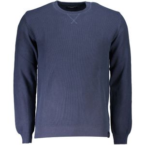 North Sails - Crewneck Waffle Knit - Sweater - Blauw - Lange Mouwen
