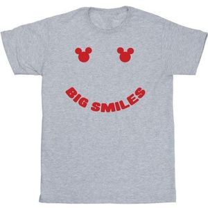 Li-cense Disney heren mickey mouse grote glimlach t-shirt