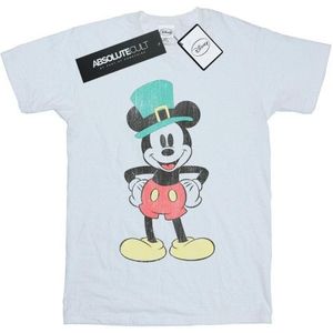 Li-cense Disney heren mickey mouse leprechaun hoed t-shirt