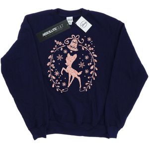 Li-cense Disney heren bambi kerstkrans sweatshirt