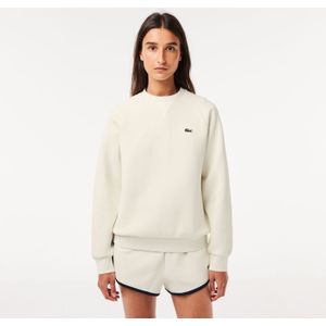 Lacoste - Ronde Hals - Sweatshirt - Wit - Dubbelzijdig Piqué