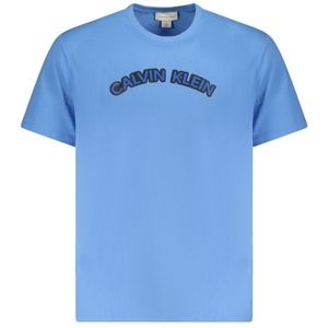 Calvin Klein - T-shirt - Lichtblauw - Korte Mouwen