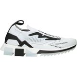 Dolce & Gabbana - Stoffen Sneakers - Wit - Dames