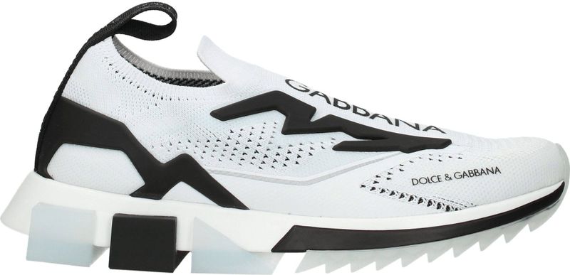 Dolce & Gabbana - Stoffen Sneakers - Wit - Dames