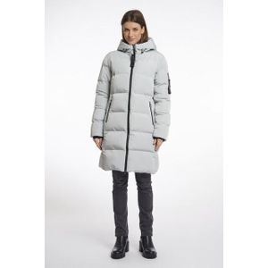 Rino & Pelle Long padded hooded coat mint