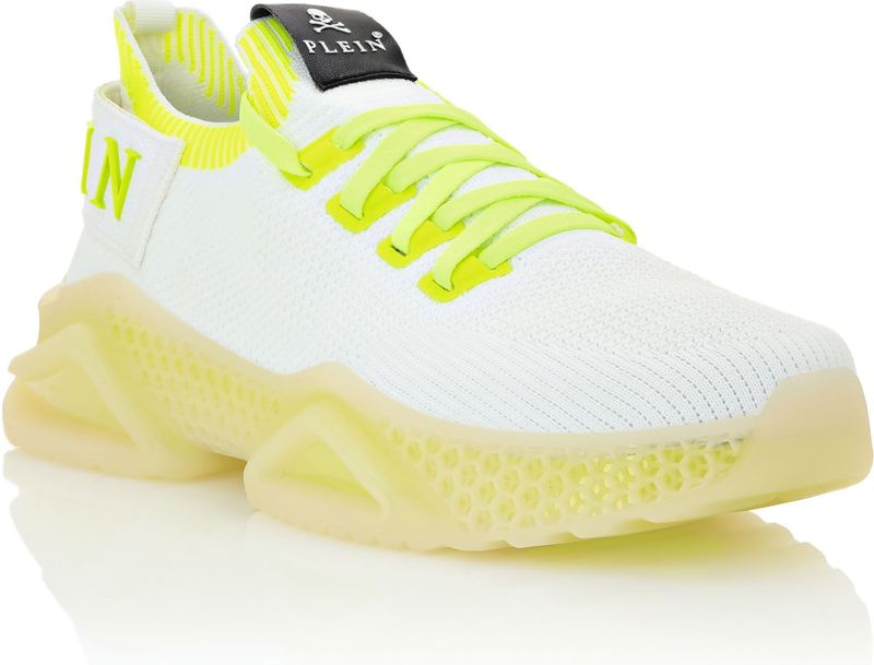 Philipp Plein, unisex, Schoenen, Wit, Maat: 44 EU Denim,