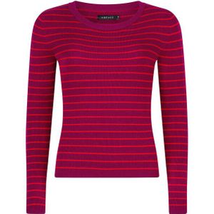 Ydence - Knitted Top Devina - Shirt - Bordeaux