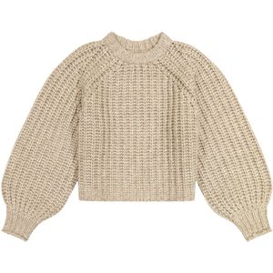 Wrangler Puff sleeve sweater oatmeal