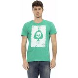 Trussardi - Casual Elegance - Korte Mouw T-shirt - Groen