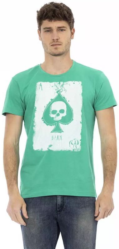 Trussardi - Casual Elegance - Korte Mouw T-shirt - Groen