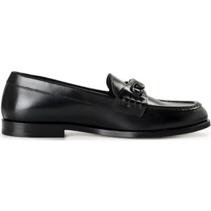 Valentino Garavani - Zwarte Leren Loafers - Heren - Aw 24