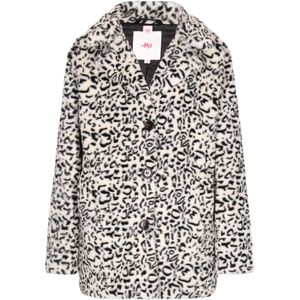 Bontjas - Luipaardprint - Lange Mouwen - Knoopsluiting - Gevoerd