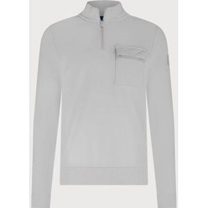 Blue Industry - Half-zip Sweater - Regular Fit - Luxe Katoenmix