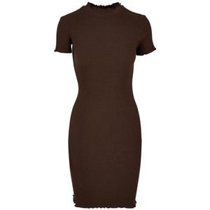 Urban Classics Dames ribbed t-shirt jurk