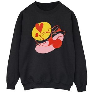 Li-cense Disney dames minnie mouse tong hart sweatshirt